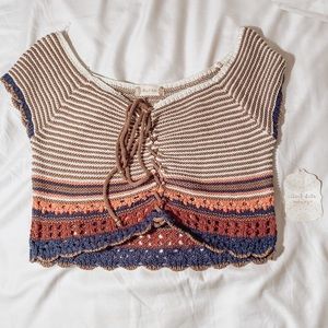 Crochet crop top